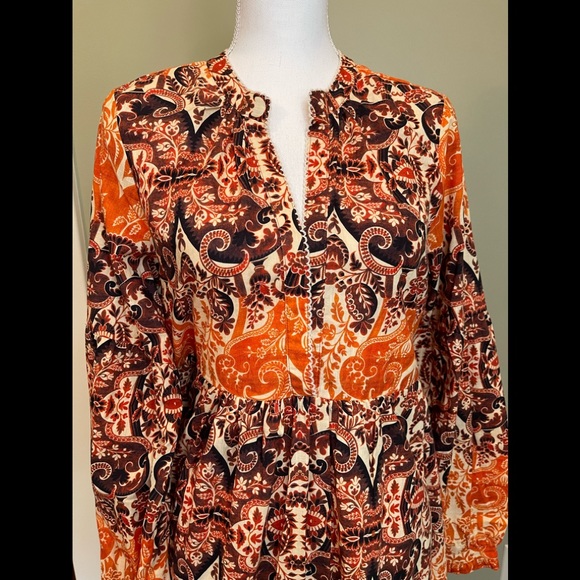 NWT!! ANTHROPOLOGIE ELAYNA MIDI DRESS - Picture 2 of 15